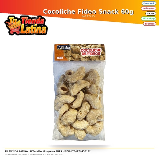[47295] Cocoliche Fideo Snack 60g