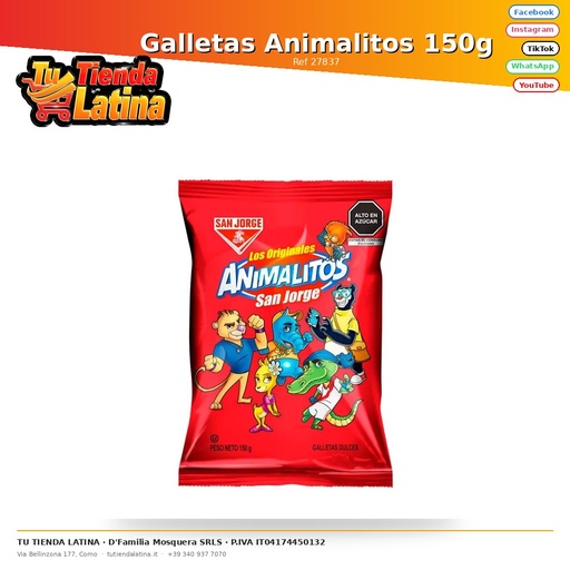 [27837] Galletas Animalitos 150g