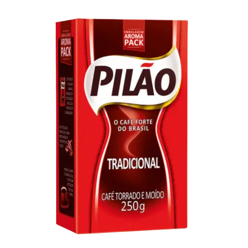 [CCA00063] TRADITIONAL ROASTED AND GROUND COFFEE 250g PILAO (Brazil)
