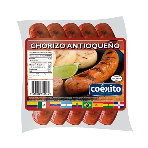 [CON00145] Grande Santarrosa Chorizo Surgelato 500g Coexito
