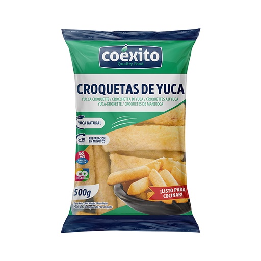 [CON00130] CROCCETTA DI CASSAVA CONGELATA 500gr COEXITO
