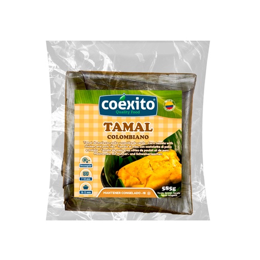 [CON00140] TAMAL COLOMBIANO TRADIZIONE CONGELATA 8 unità X SCATOLA COEXITO