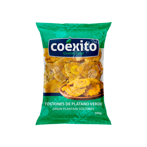 [CON00120] TOSTONES DE PLATANO VERDE CONGELADOS 500gr COEXITO