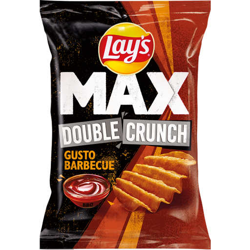Lay s Max Double Crunch Gusto Barbecue 