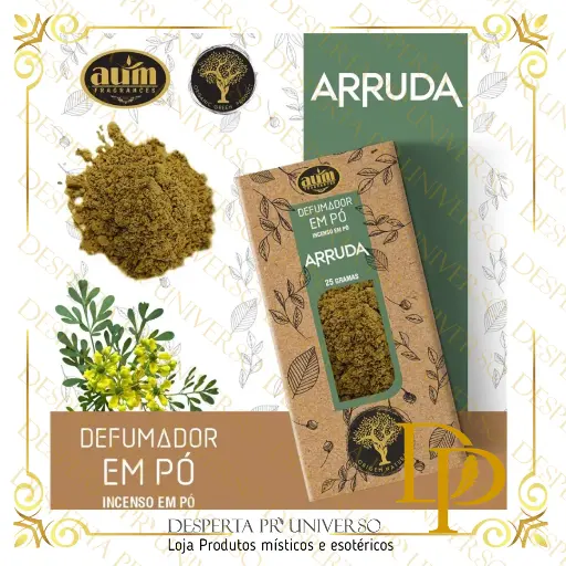 Aum Defumador EM PO Arruda 25g 
