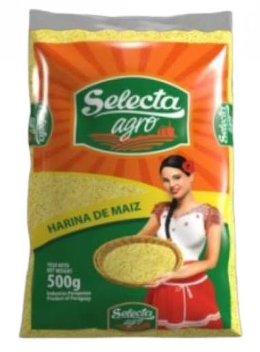 HARINA DE MAIZ SELECTA BOLSA 500g C24U 