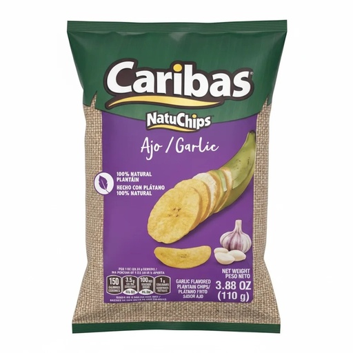Chips di Platano all'Aglio 57g Tropicmax
