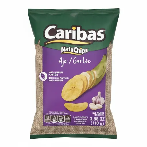 Platanitos Chips Ajo  57g Tropicmax  