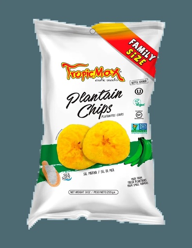 Platanitos Chips Salidos 255g Tropicmax