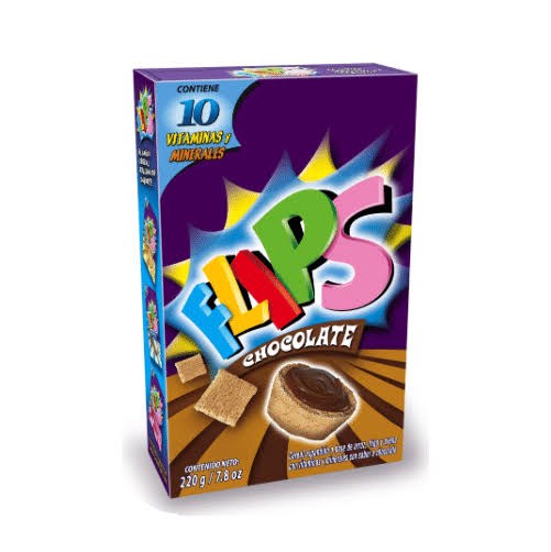 Cereali Ripieni al Cioccolato Flips 220g (Venezuela)